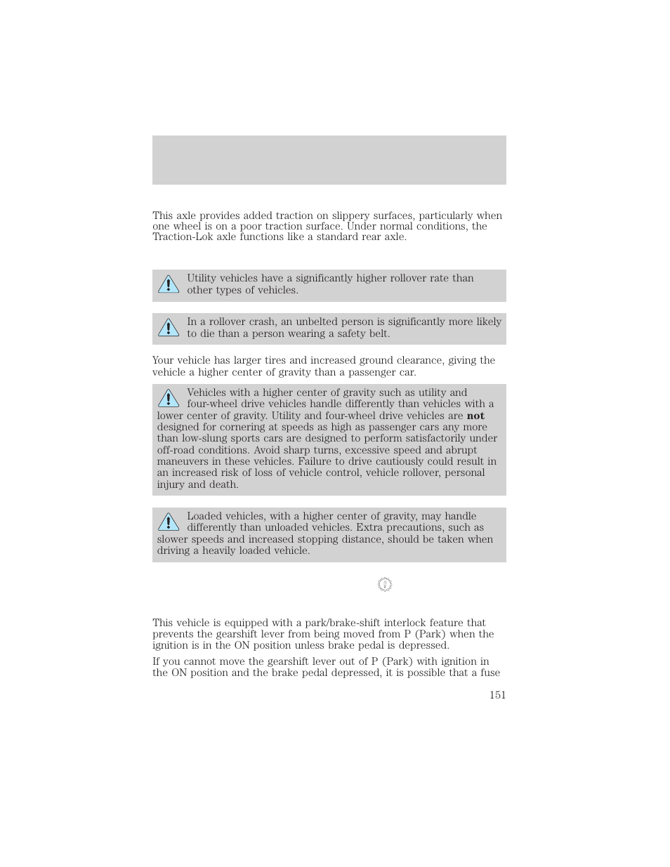 Driving | FORD 2004 F-150 v.1 User Manual | Page 151 / 280