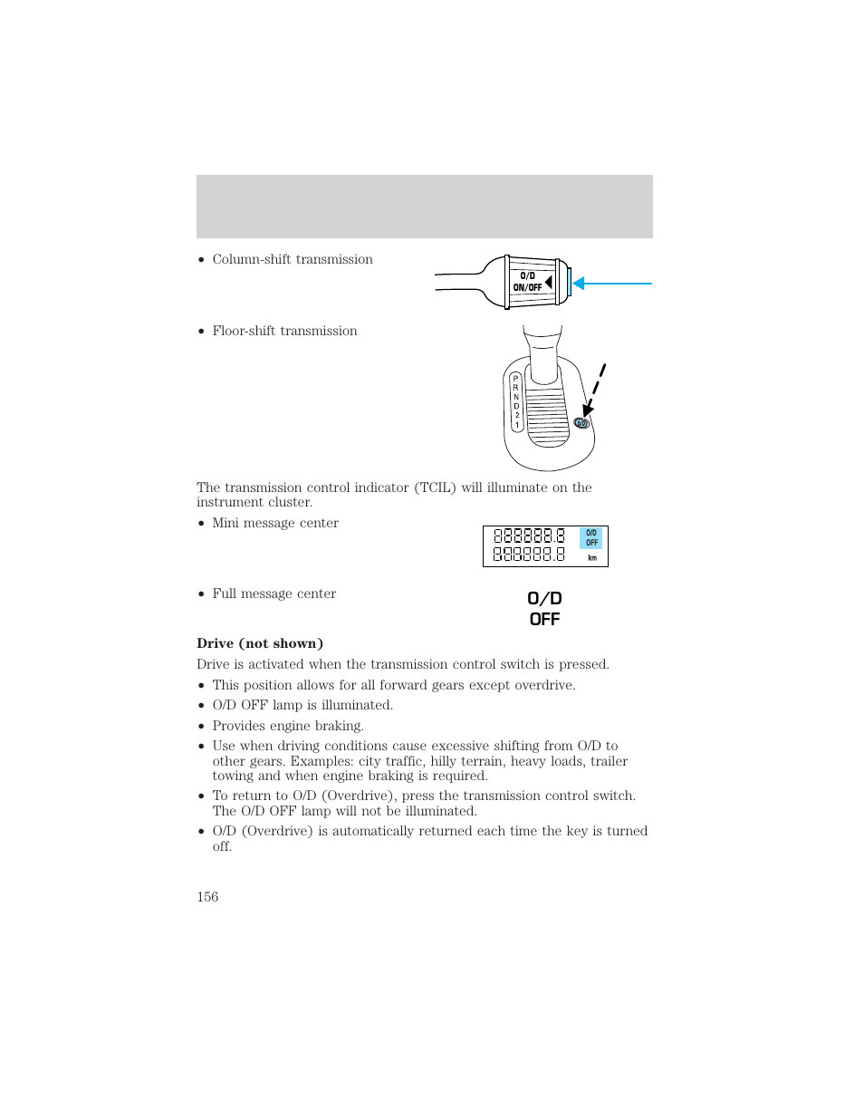 Driving | FORD 2004 F-150 v.1 User Manual | Page 156 / 280