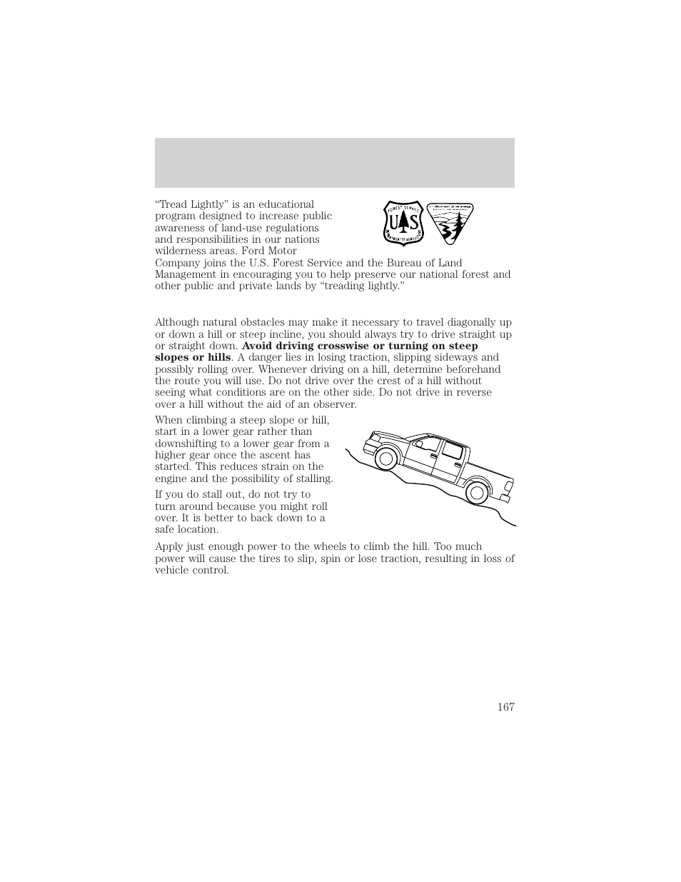 Driving | FORD 2004 F-150 v.1 User Manual | Page 167 / 280