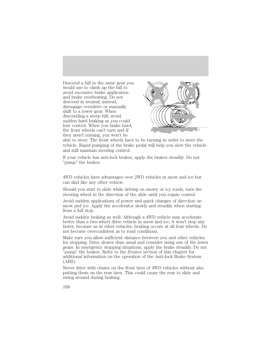 Driving | FORD 2004 F-150 v.1 User Manual | Page 168 / 280