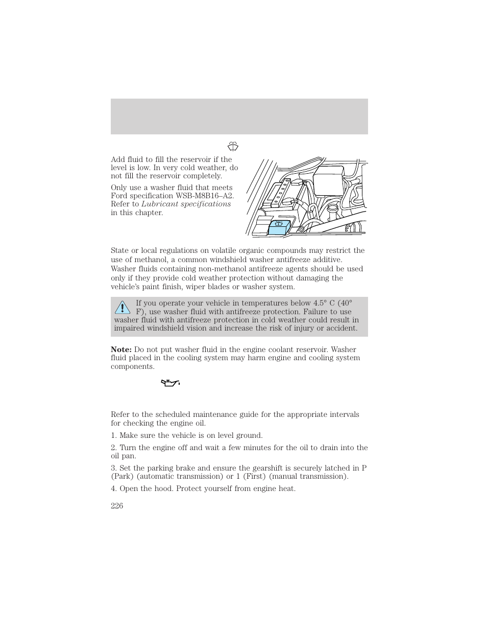 Maintenance and specifications | FORD 2004 F-150 v.1 User Manual | Page 226 / 280