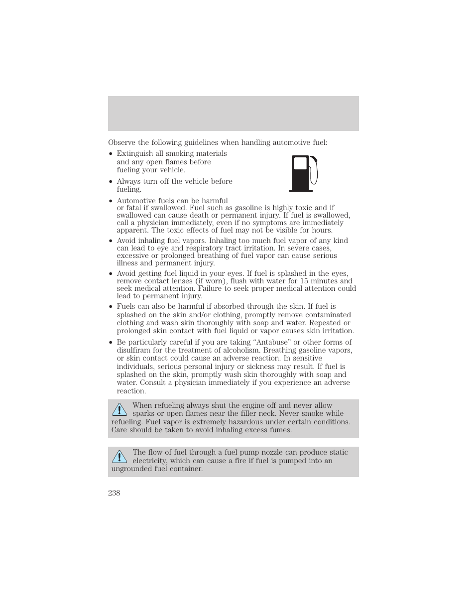 Maintenance and specifications | FORD 2004 F-150 v.1 User Manual | Page 238 / 280