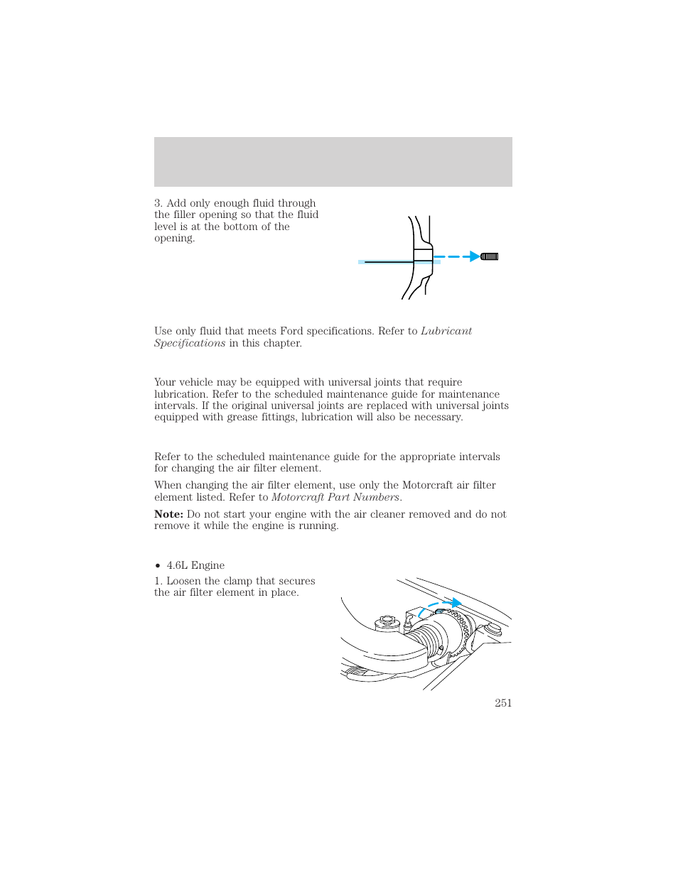 Maintenance and specifications | FORD 2004 F-150 v.1 User Manual | Page 251 / 280