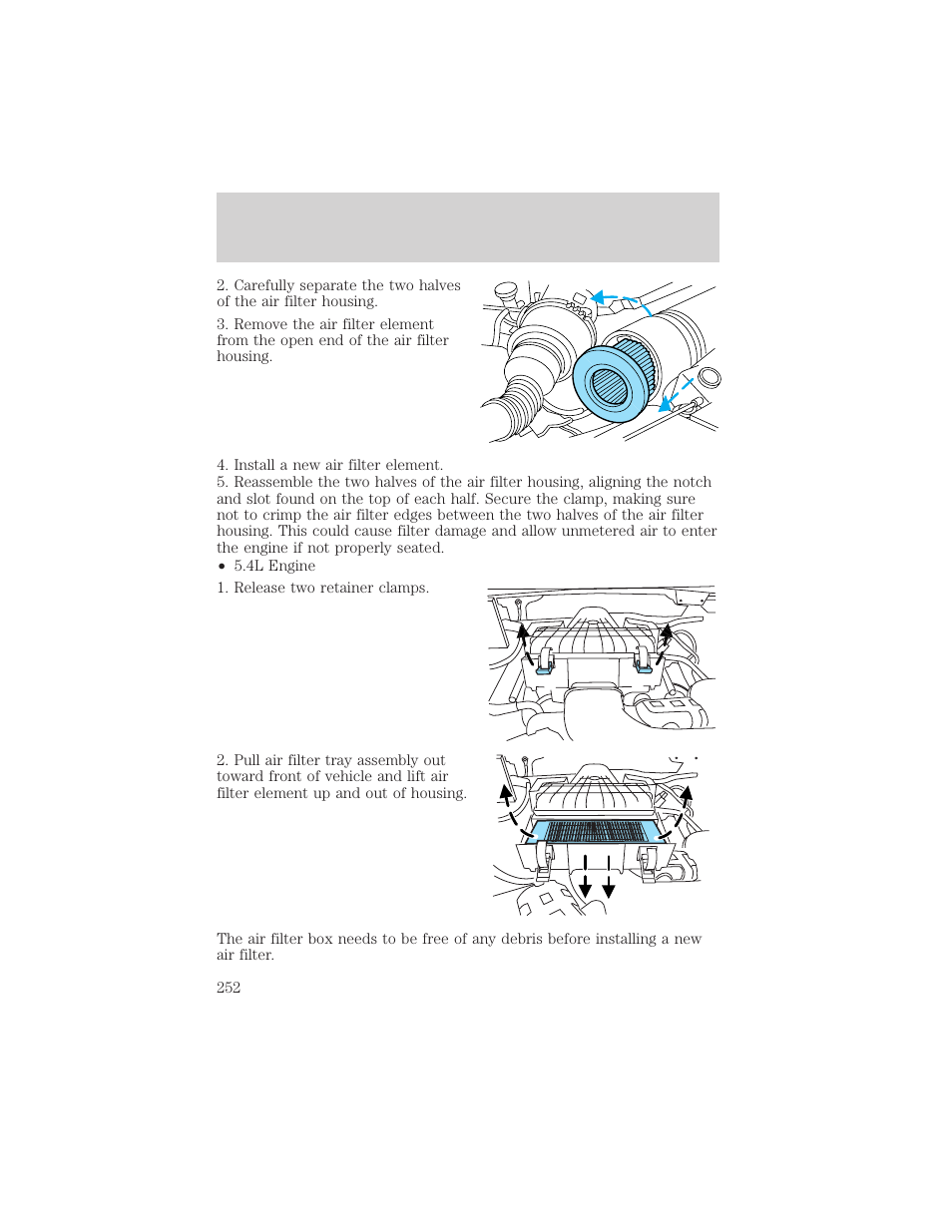 Maintenance and specifications | FORD 2004 F-150 v.1 User Manual | Page 252 / 280