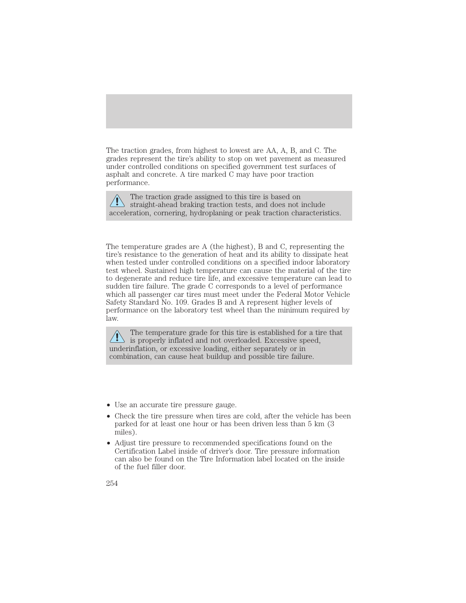 Maintenance and specifications | FORD 2004 F-150 v.1 User Manual | Page 254 / 280