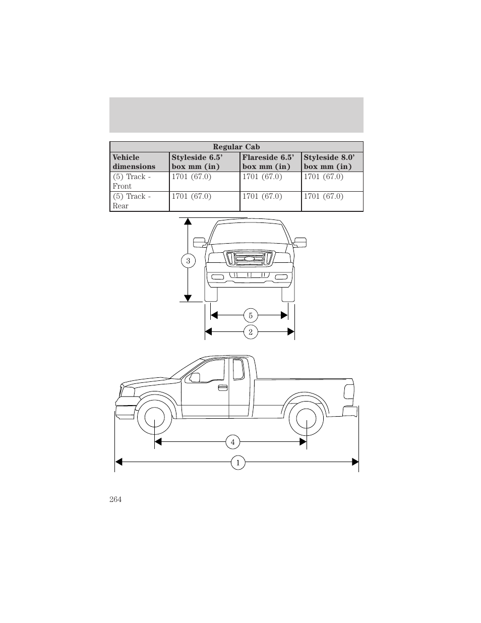 Maintenance and specifications | FORD 2004 F-150 v.1 User Manual | Page 264 / 280