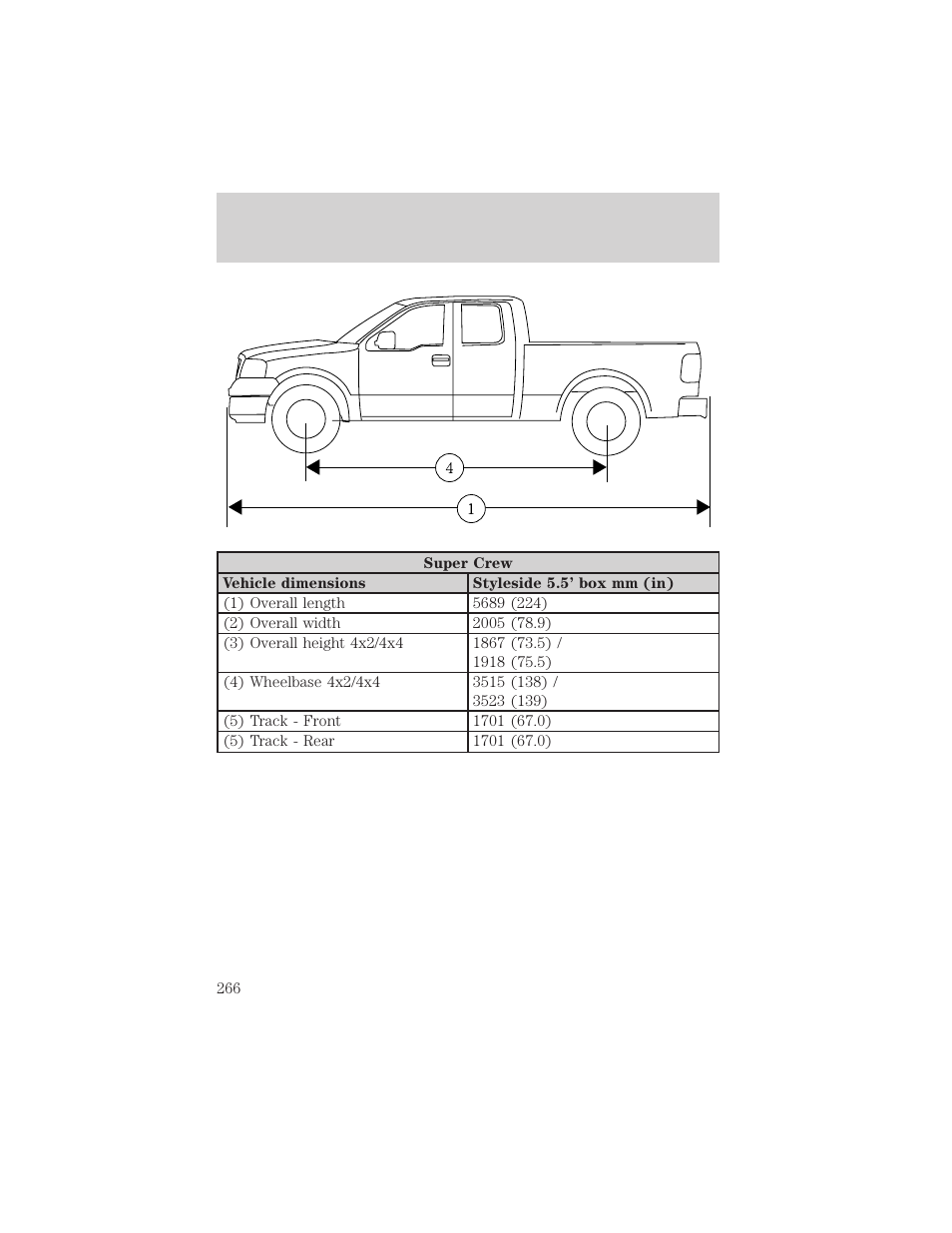 Maintenance and specifications | FORD 2004 F-150 v.1 User Manual | Page 266 / 280