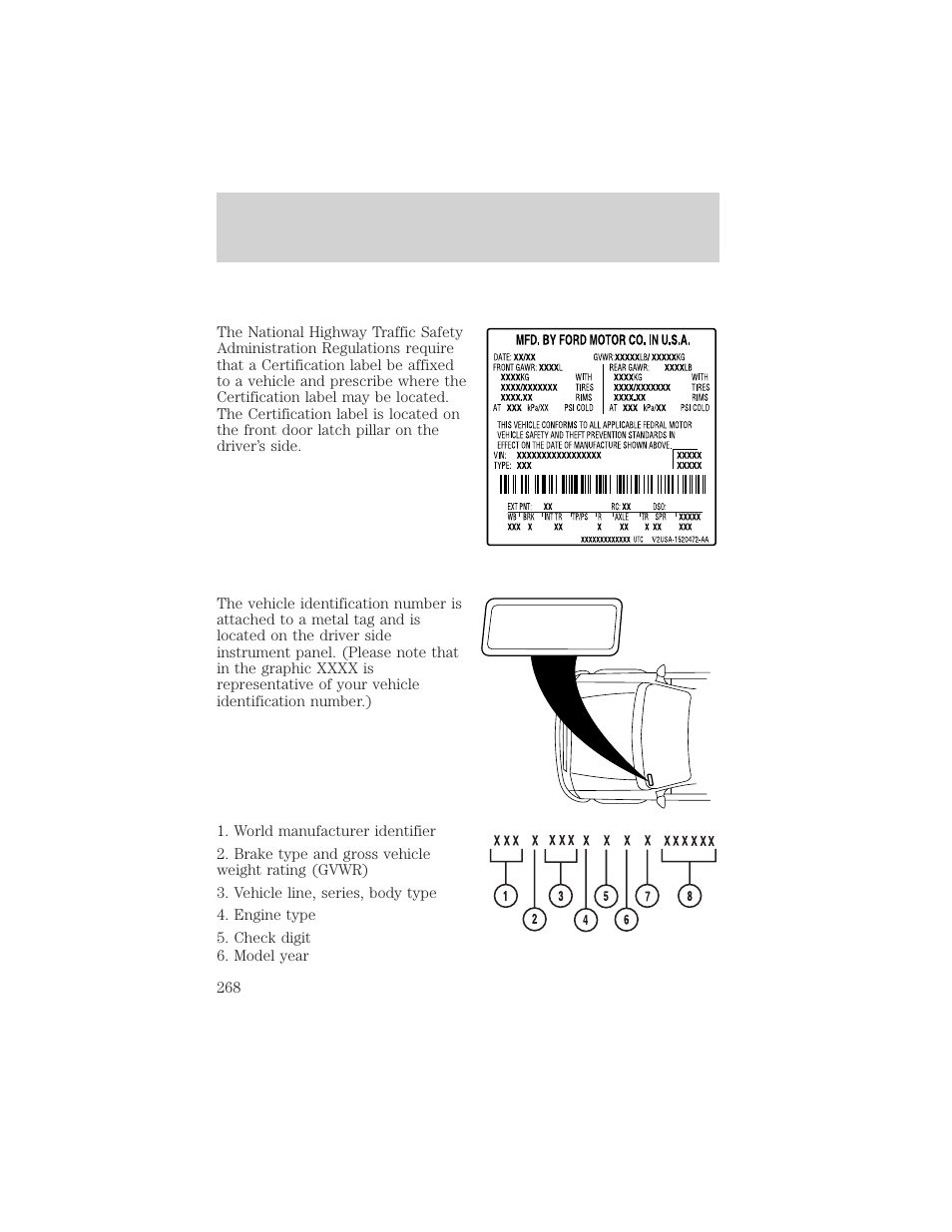 Maintenance and specifications | FORD 2004 F-150 v.1 User Manual | Page 268 / 280