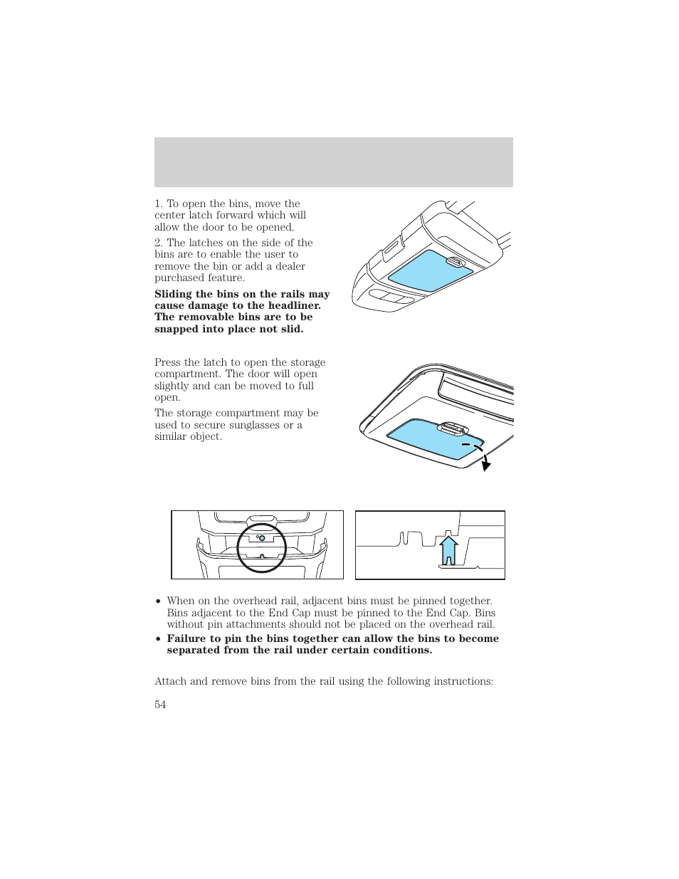 Driver controls | FORD 2004 F-150 v.1 User Manual | Page 54 / 280