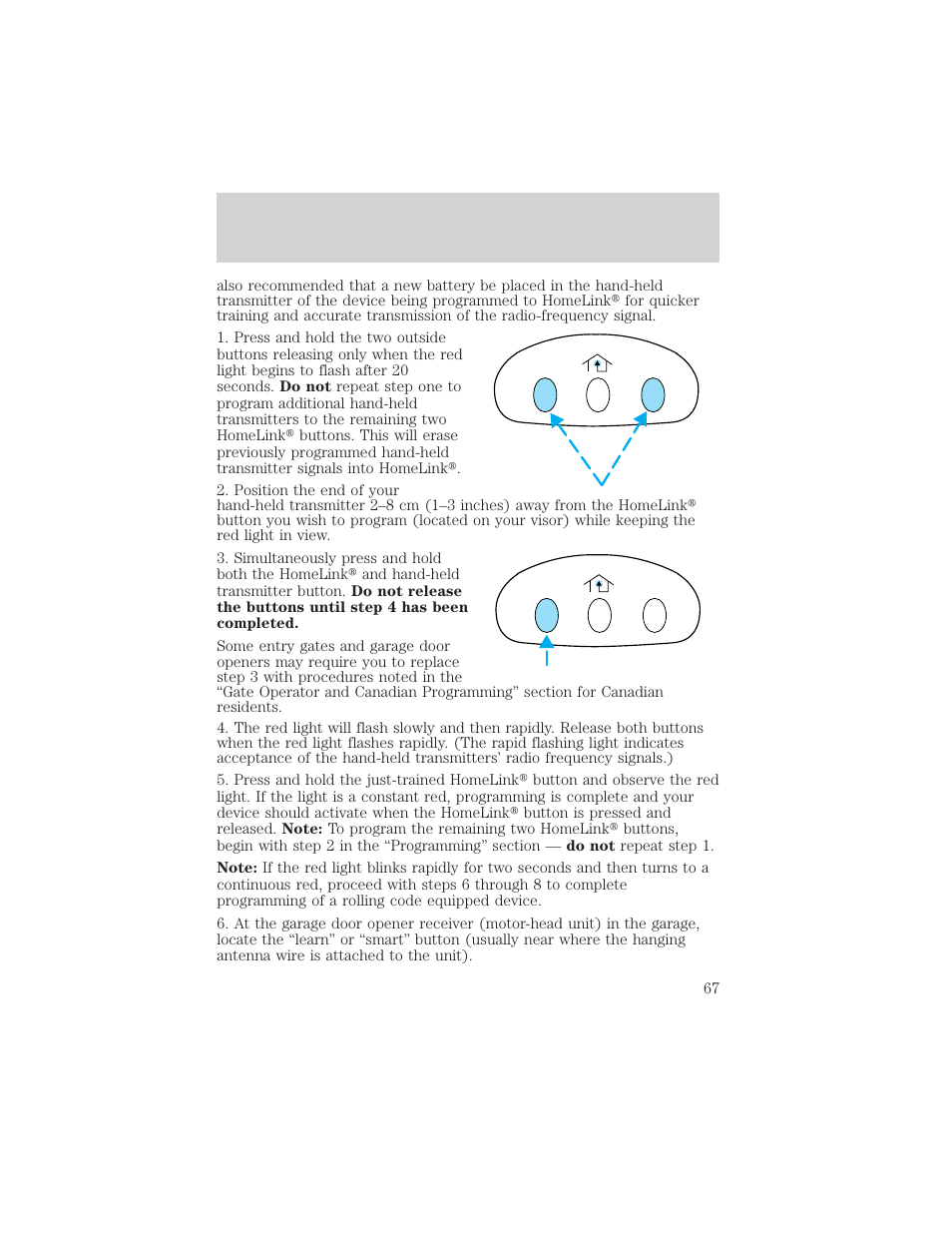 Driver controls | FORD 2004 F-150 v.1 User Manual | Page 67 / 280