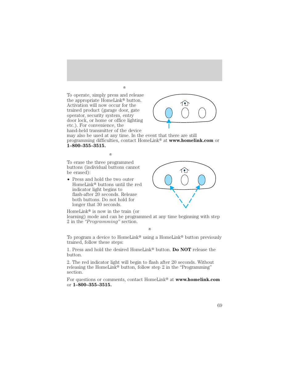 Driver controls | FORD 2004 F-150 v.1 User Manual | Page 69 / 280