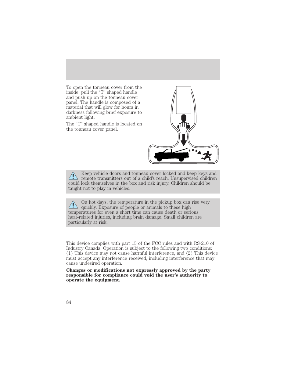 Locks and security | FORD 2004 F-150 v.1 User Manual | Page 84 / 280