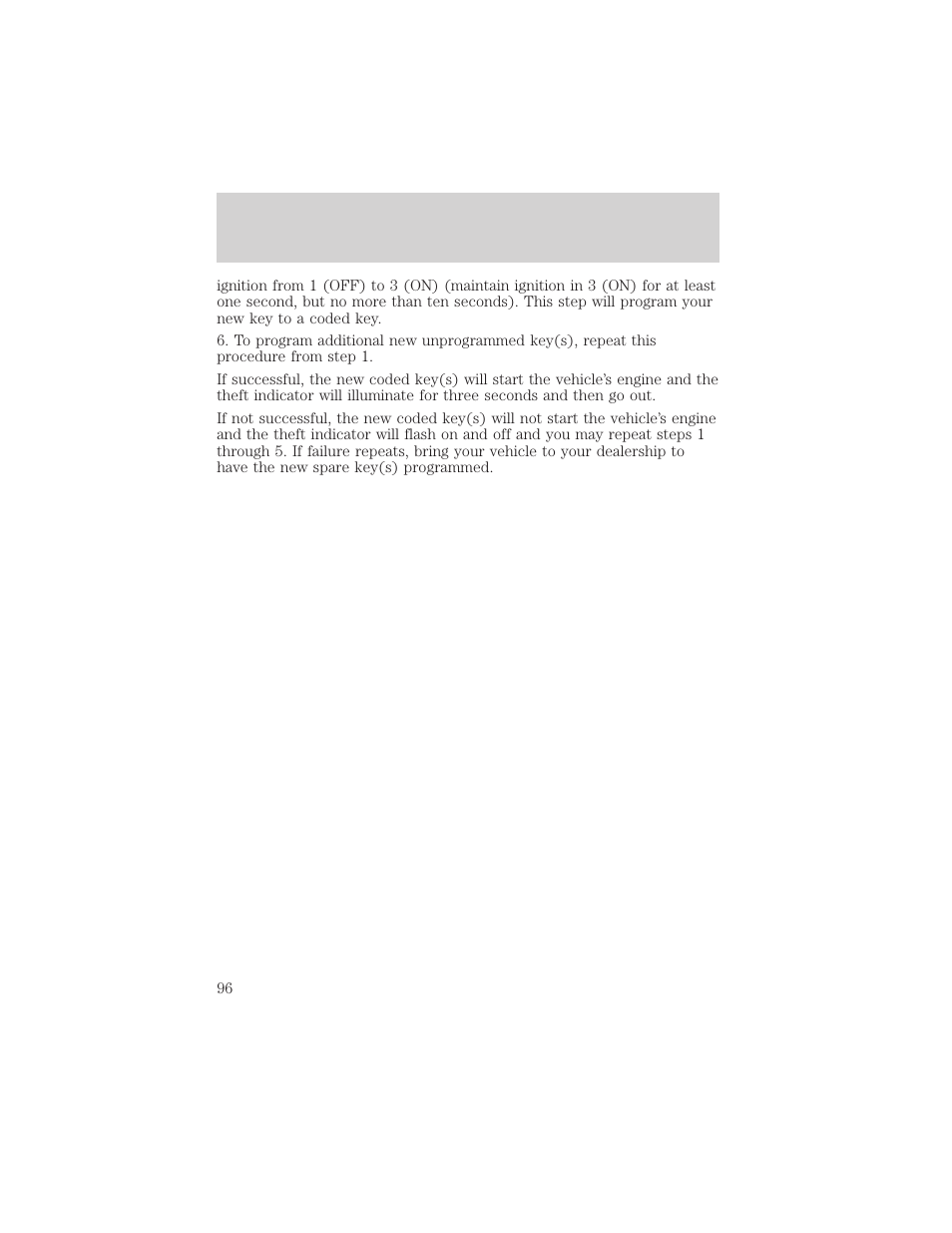 Locks and security | FORD 2004 F-150 v.1 User Manual | Page 96 / 280