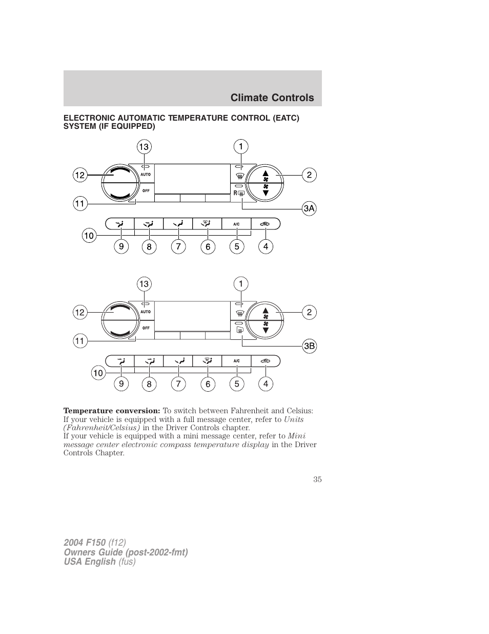 FORD 2004 F-150 v.2 User Manual | Page 35 / 296