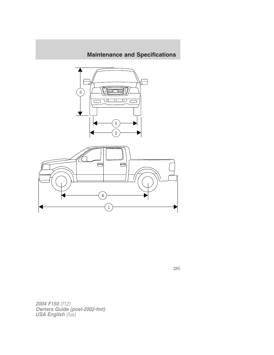 FORD 2004 F-150 v.3 User Manual | Page 285 / 304