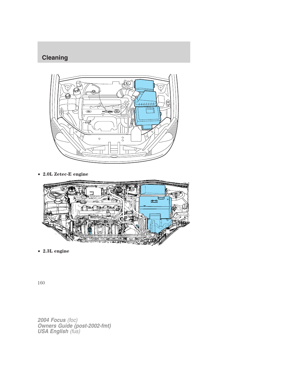 FORD 2004 Focus v.1 User Manual | Page 160 / 232