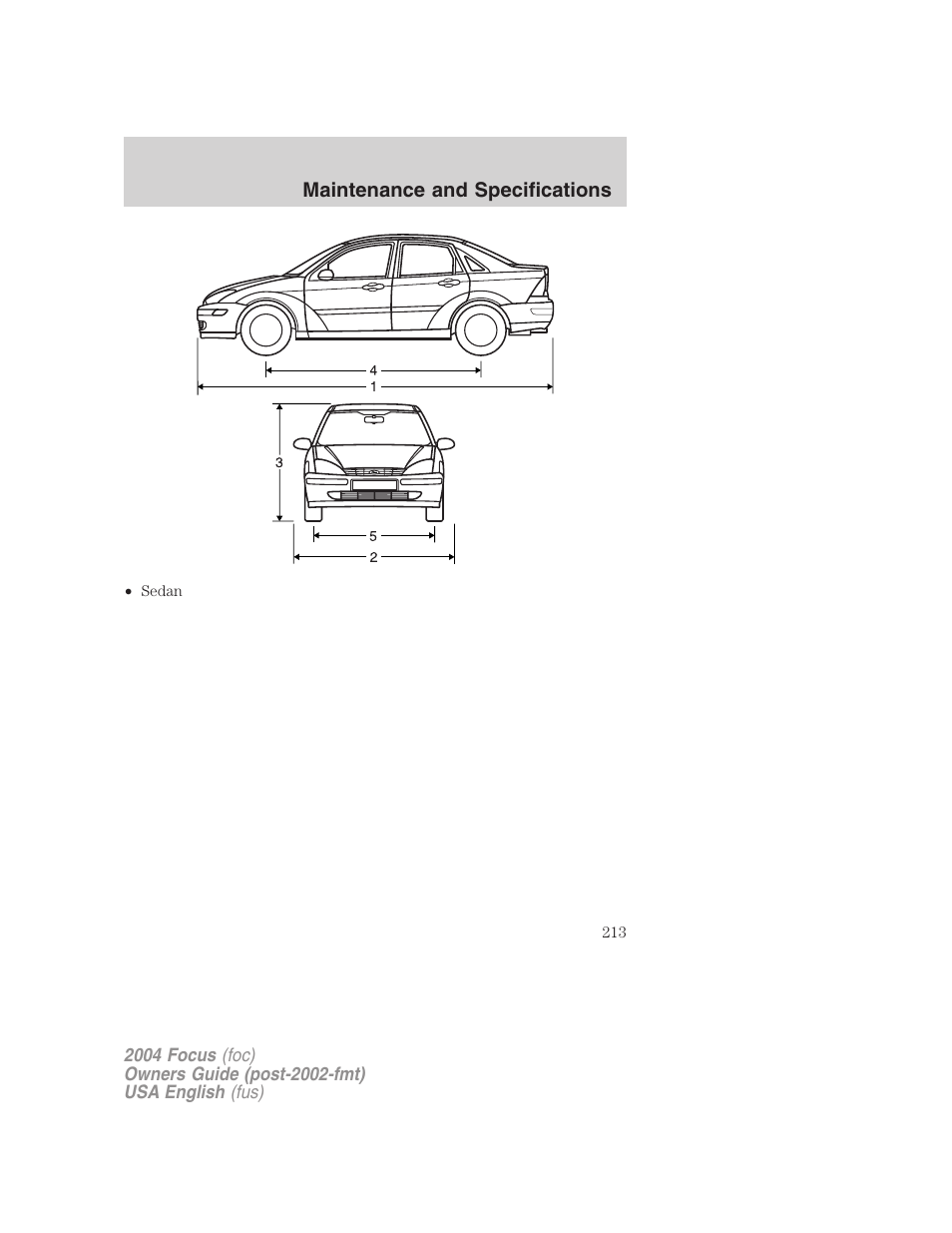 FORD 2004 Focus v.1 User Manual | Page 213 / 232