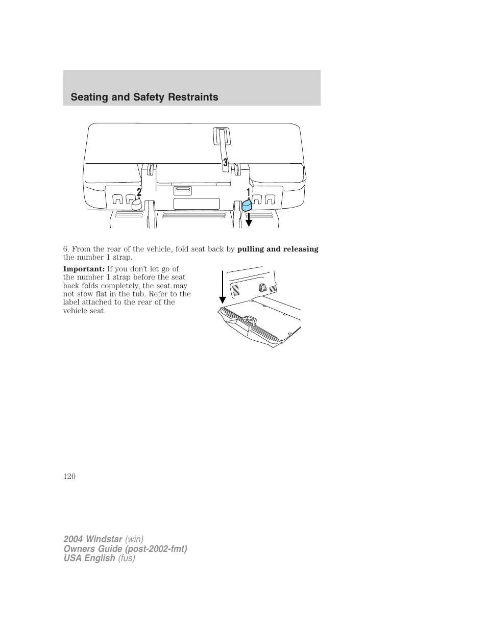 FORD 2004 Freestar v.1 User Manual | Page 120 / 280