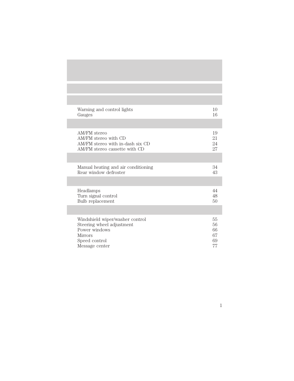 FORD 2004 Freestar v.2 User Manual | Page 2 / 289