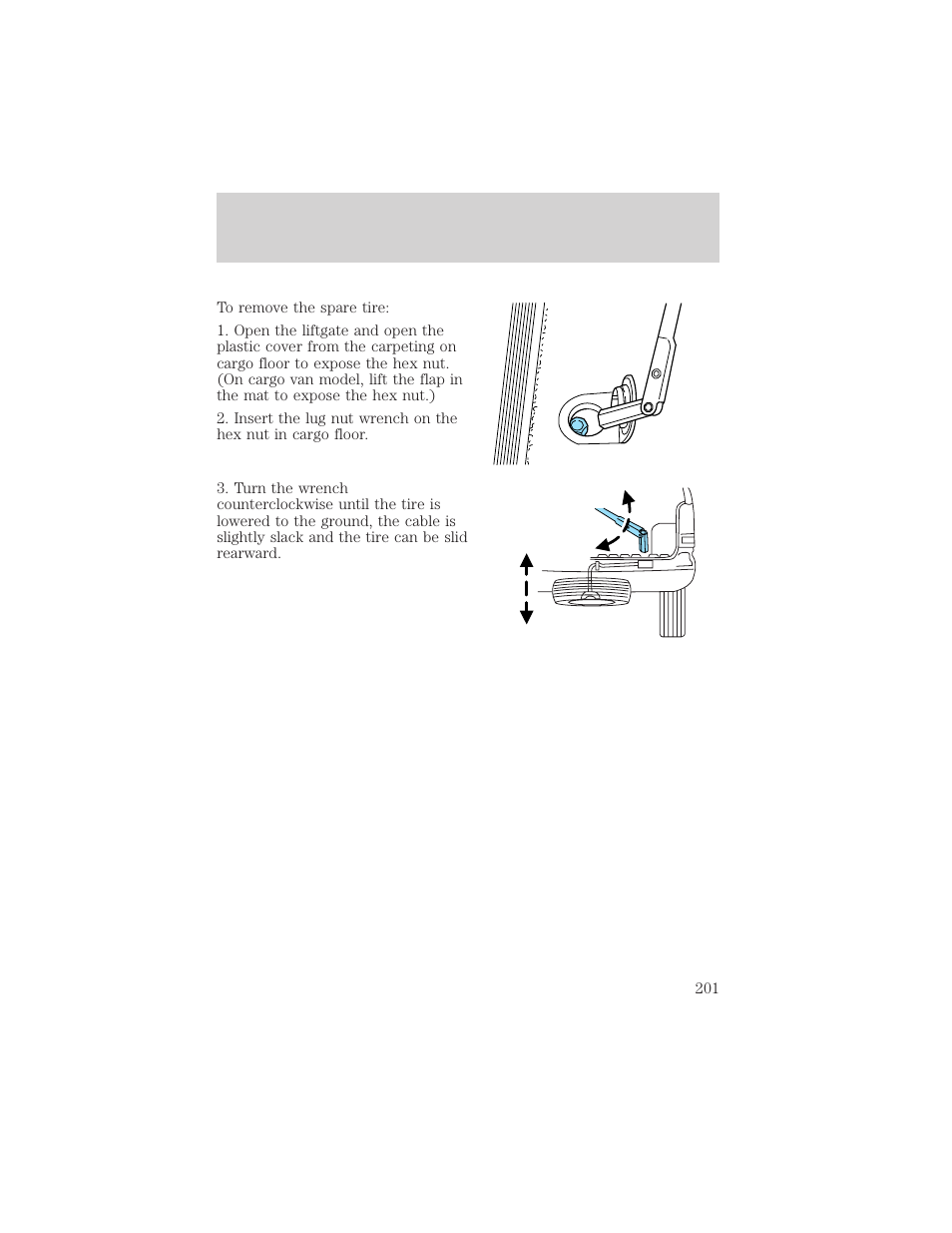 Roadside emergencies | FORD 2004 Freestar v.2 User Manual | Page 202 / 289