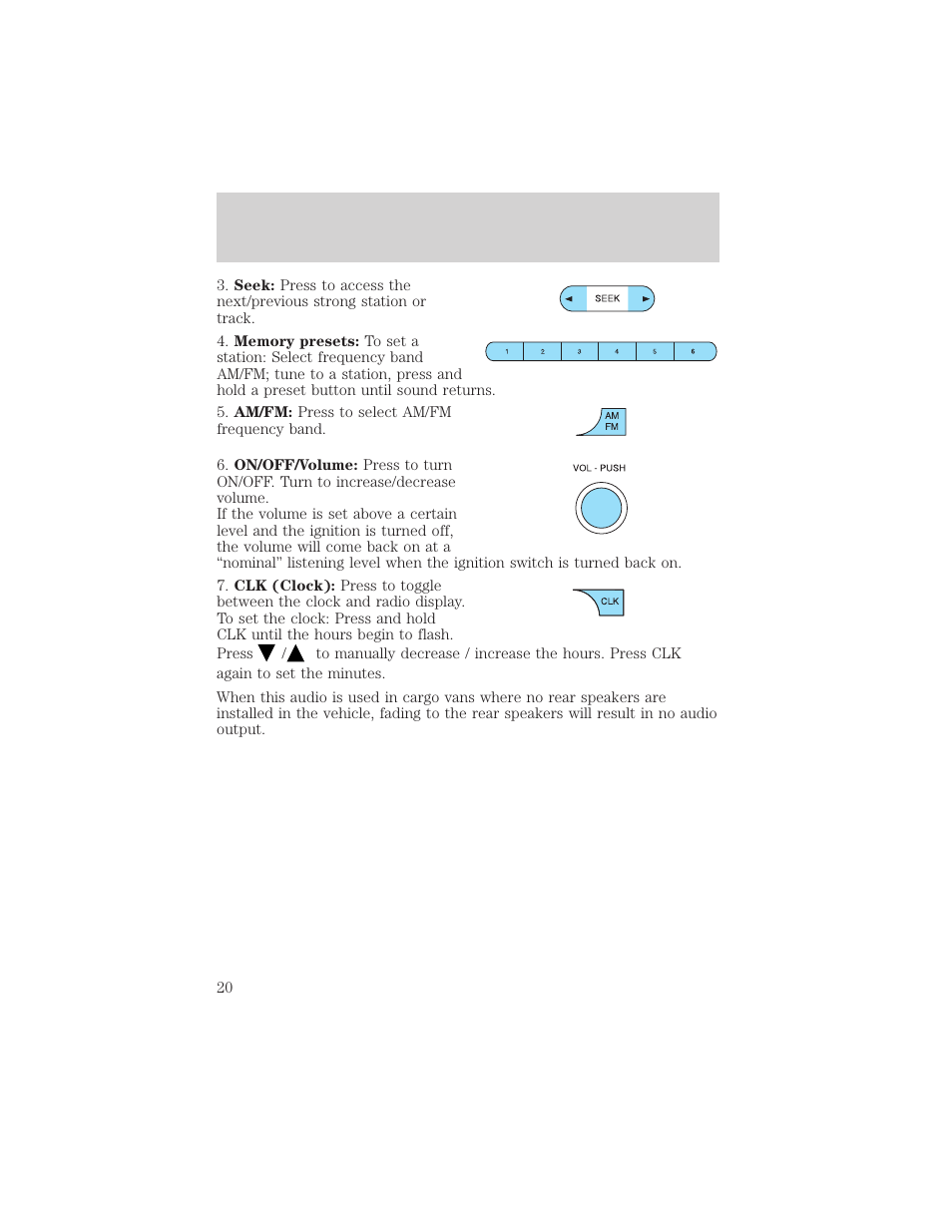 Entertainment systems | FORD 2004 Freestar v.2 User Manual | Page 21 / 289