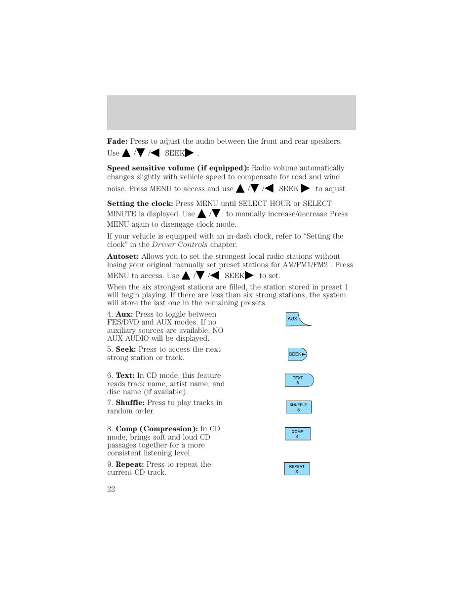Entertainment systems | FORD 2004 Freestar v.2 User Manual | Page 23 / 289
