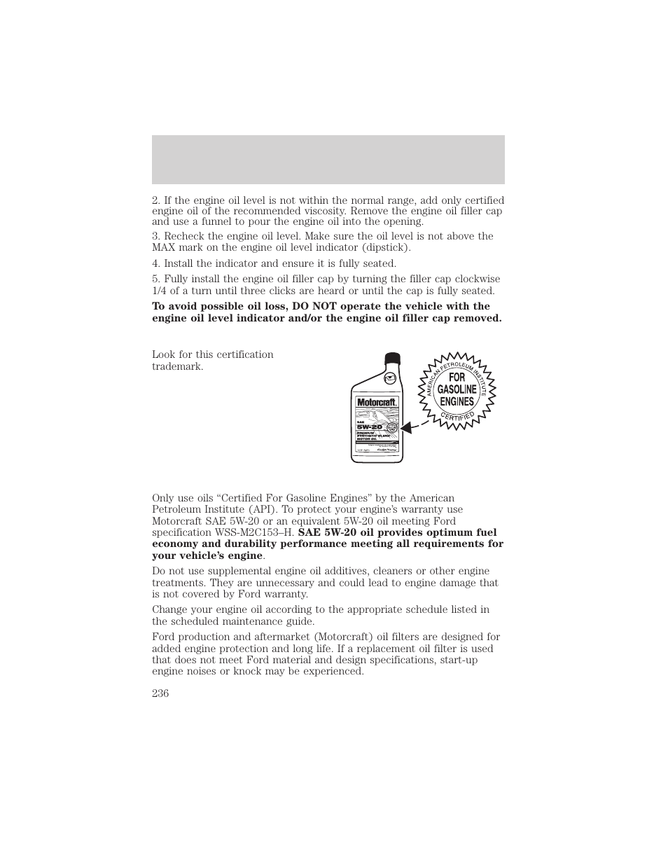 Maintenance and specifications | FORD 2004 Freestar v.2 User Manual | Page 237 / 289