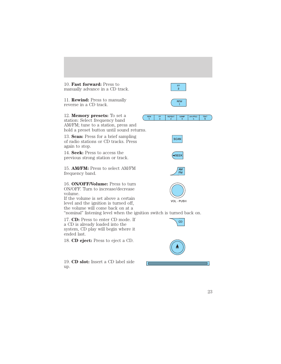 Entertainment systems | FORD 2004 Freestar v.2 User Manual | Page 24 / 289