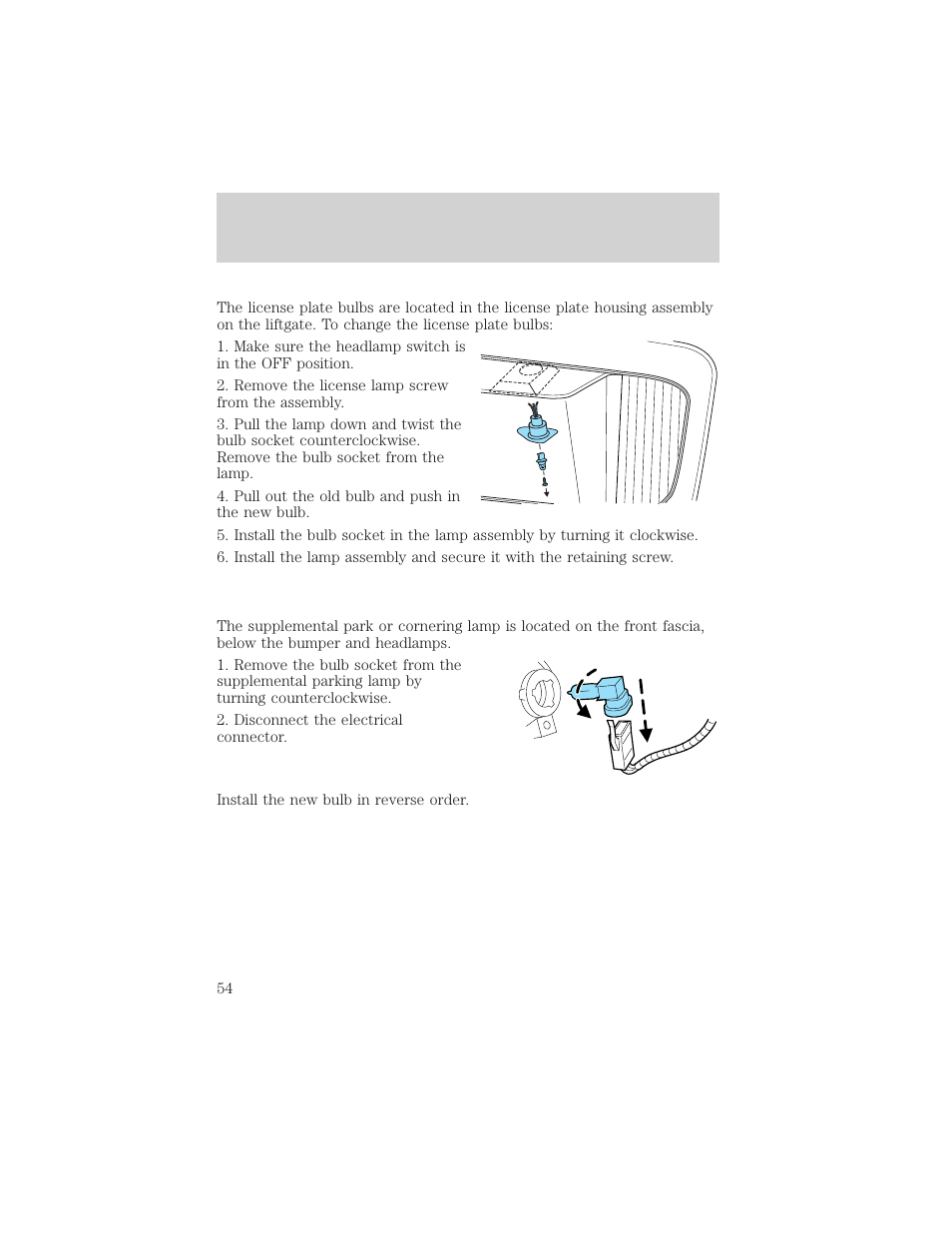 Lights | FORD 2004 Freestar v.2 User Manual | Page 55 / 289