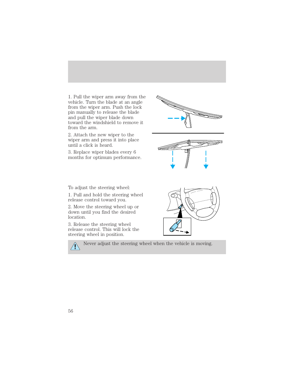 Driver controls | FORD 2004 Freestar v.2 User Manual | Page 57 / 289