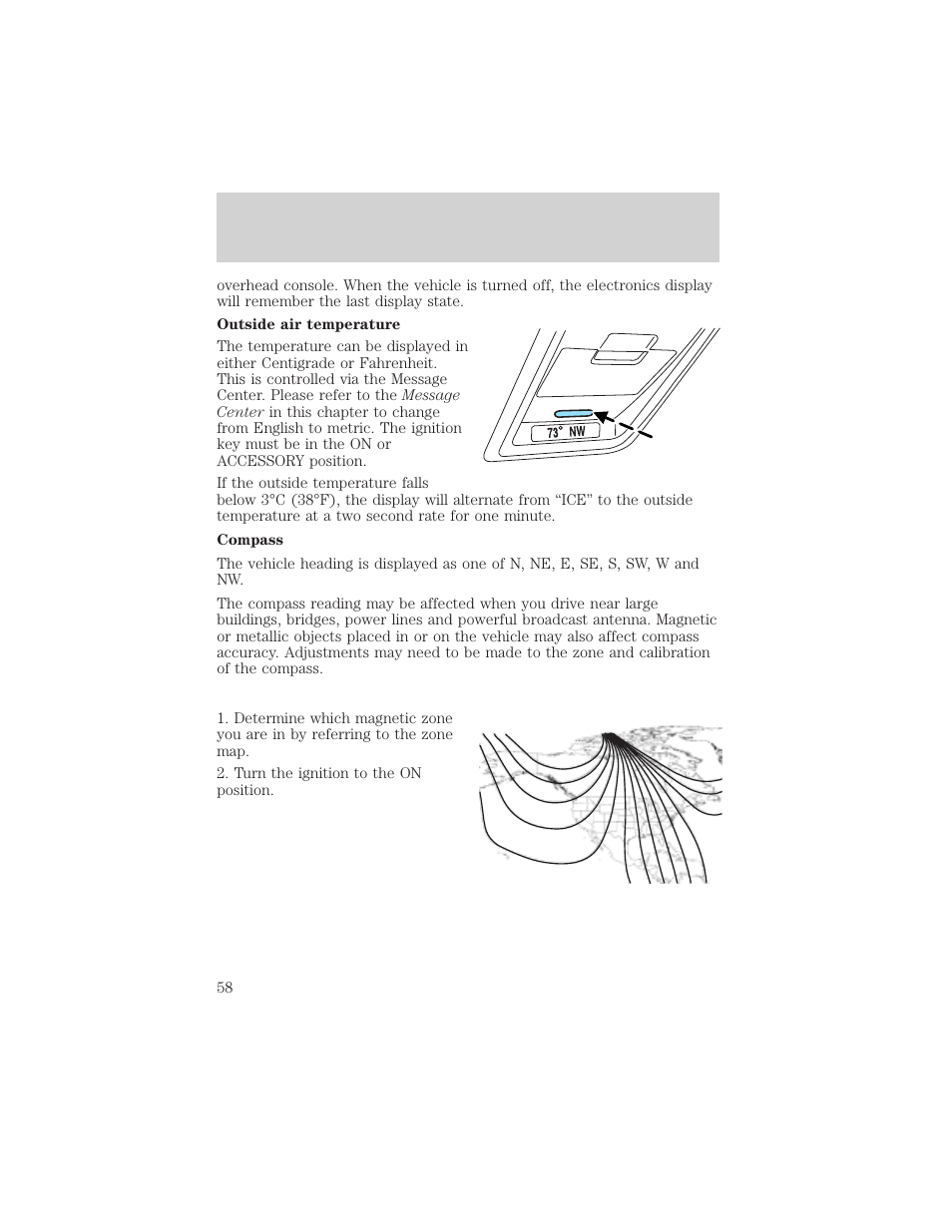 Driver controls | FORD 2004 Freestar v.2 User Manual | Page 59 / 289