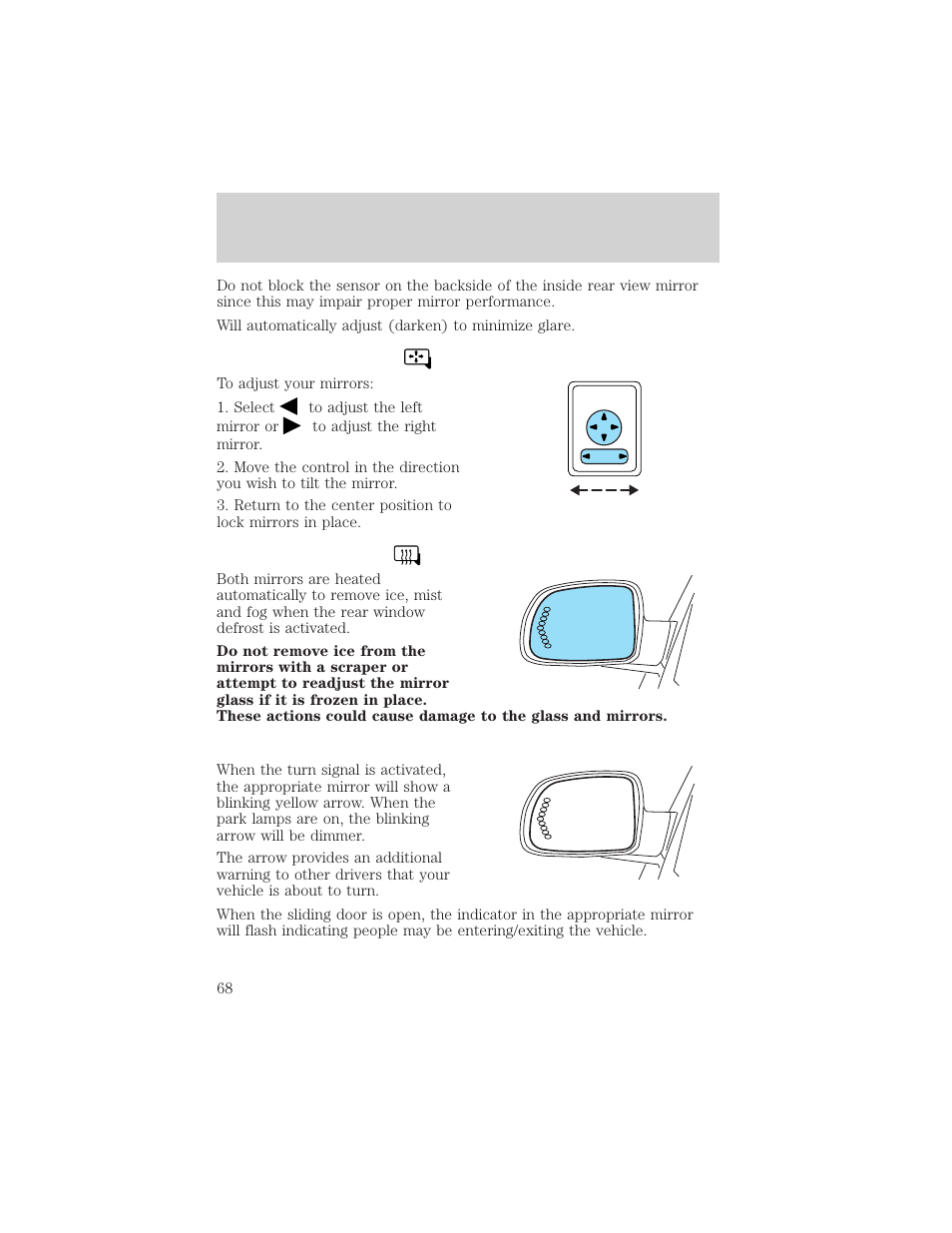 Driver controls | FORD 2004 Freestar v.2 User Manual | Page 69 / 289