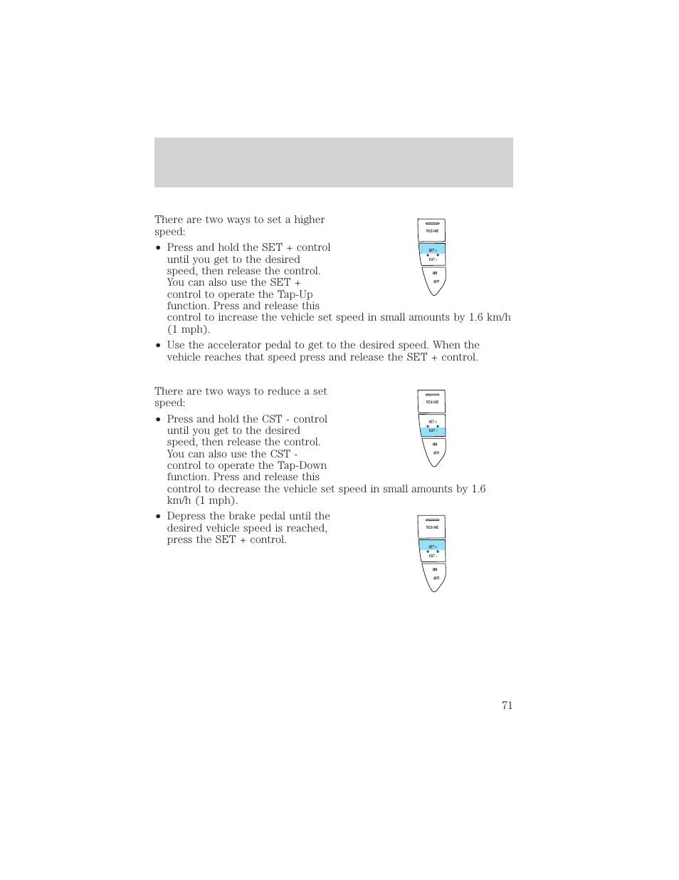 Driver controls | FORD 2004 Freestar v.2 User Manual | Page 72 / 289