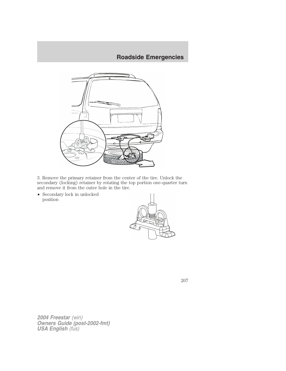 FORD 2004 Freestar v.3 User Manual | Page 207 / 296