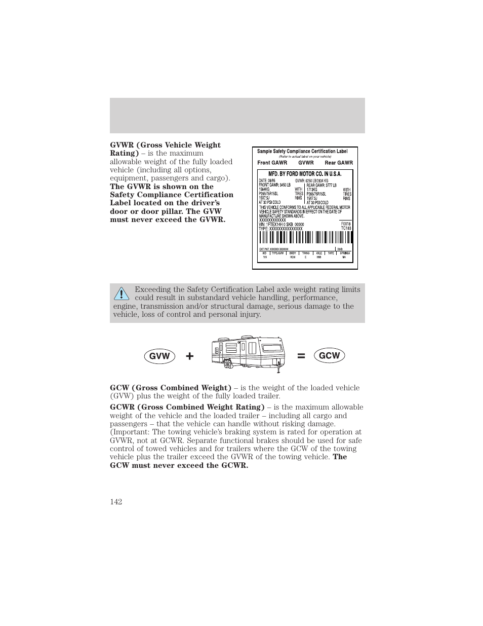 Driving | FORD 2004 Taurus v.2 User Manual | Page 142 / 248