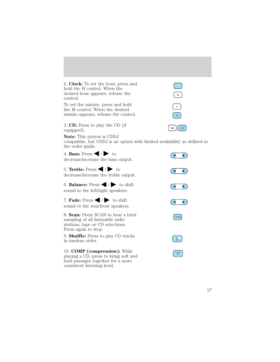 Entertainment systems | FORD 2004 Taurus v.2 User Manual | Page 17 / 248