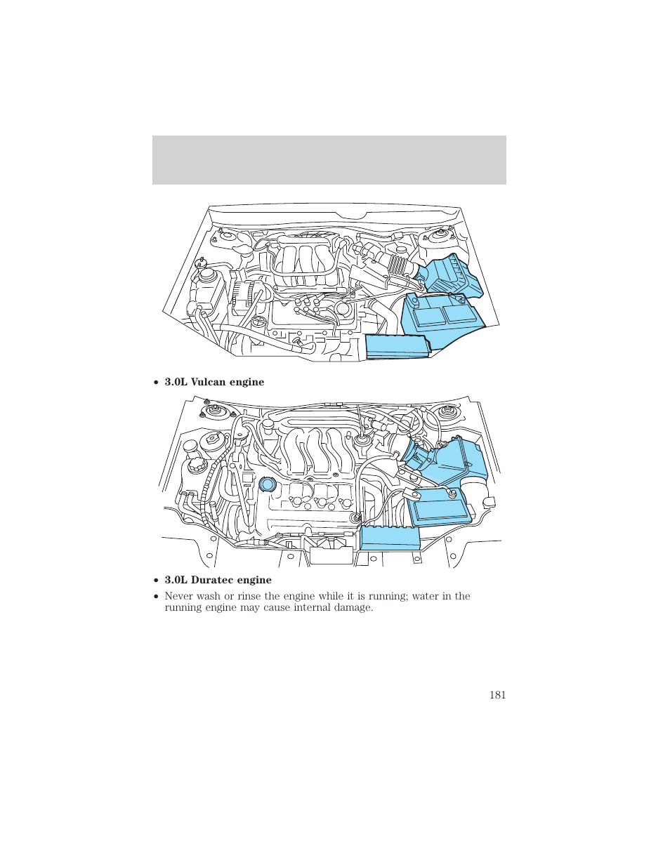 Cleaning | FORD 2004 Taurus v.2 User Manual | Page 181 / 248