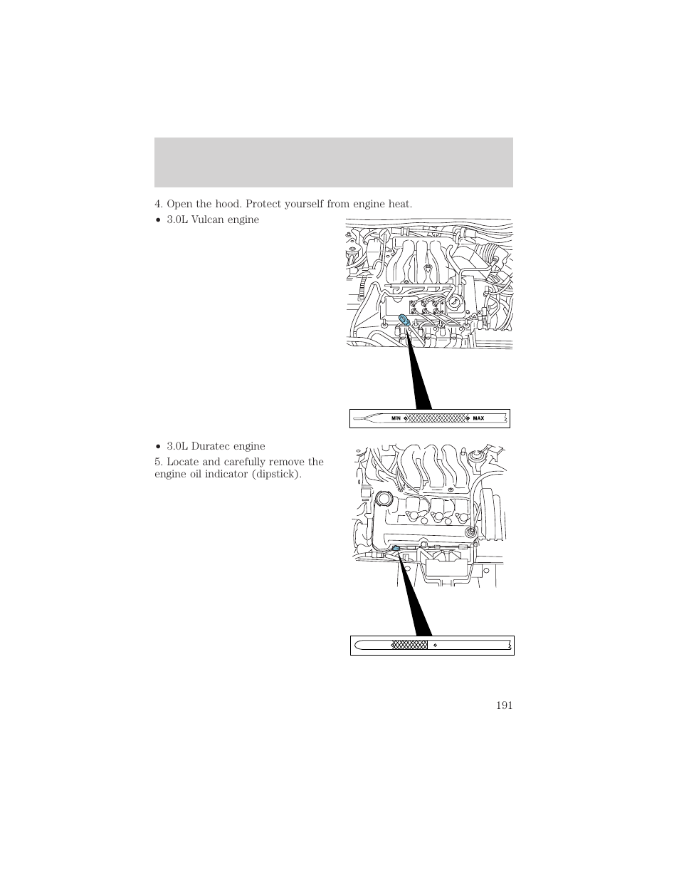 Maintenance and specifications | FORD 2004 Taurus v.2 User Manual | Page 191 / 248