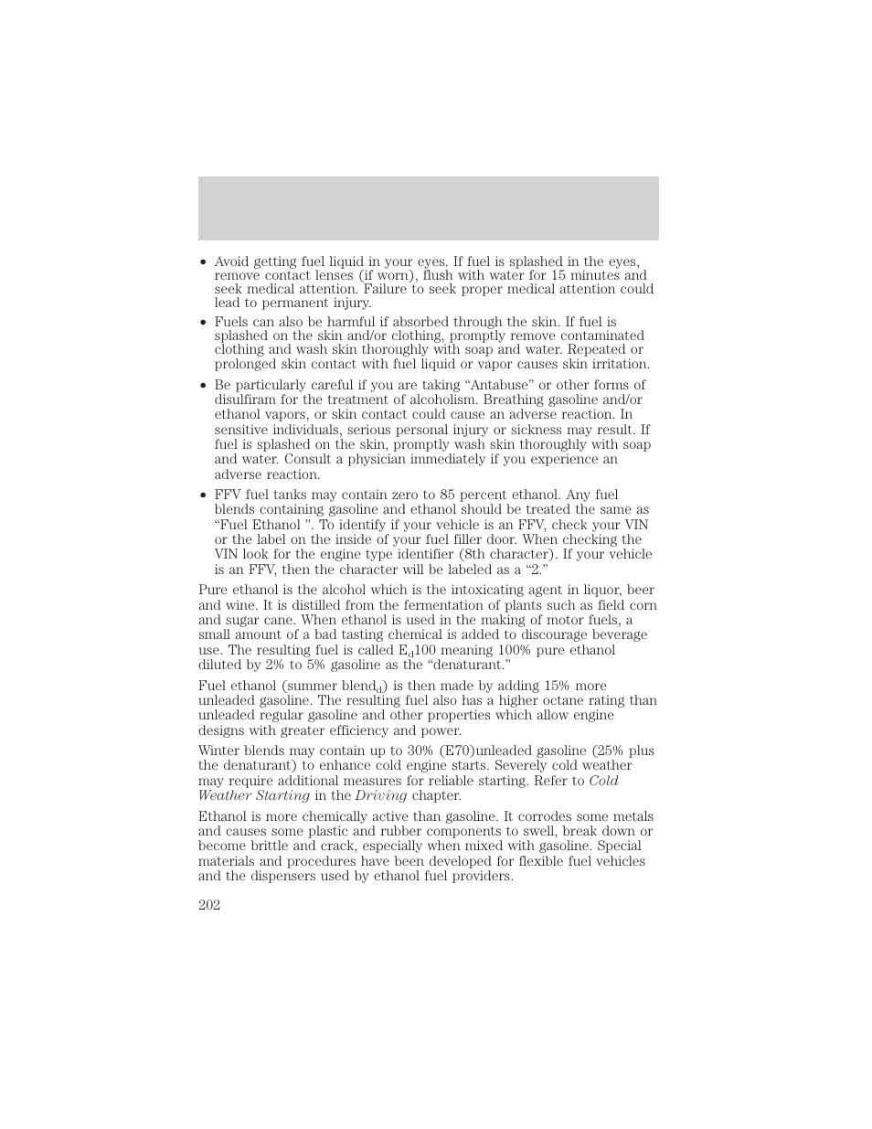 Maintenance and specifications | FORD 2004 Taurus v.2 User Manual | Page 202 / 248