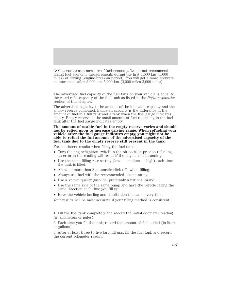 Maintenance and specifications | FORD 2004 Taurus v.2 User Manual | Page 207 / 248