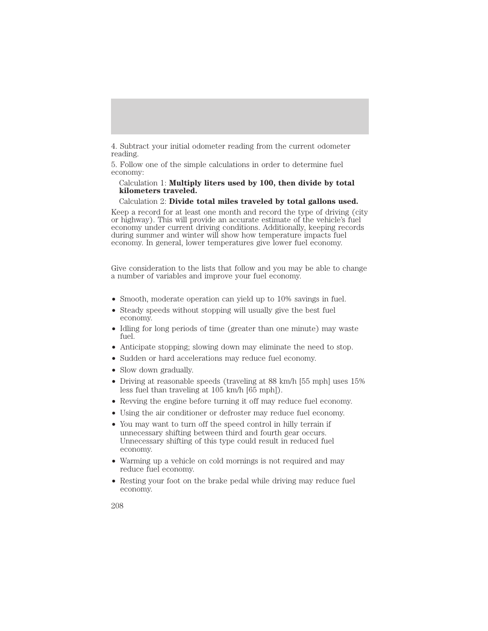 Maintenance and specifications | FORD 2004 Taurus v.2 User Manual | Page 208 / 248