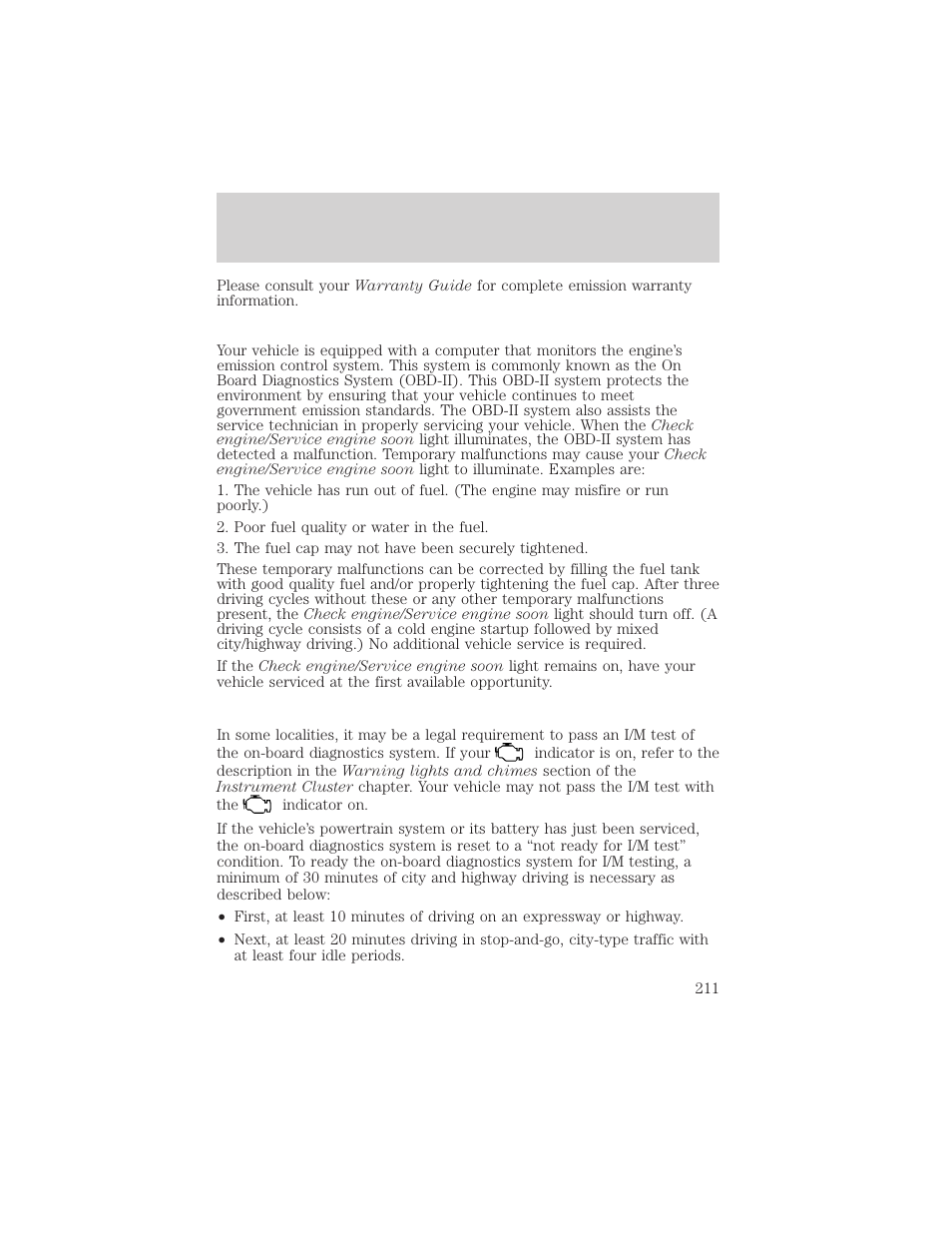 Maintenance and specifications | FORD 2004 Taurus v.2 User Manual | Page 211 / 248