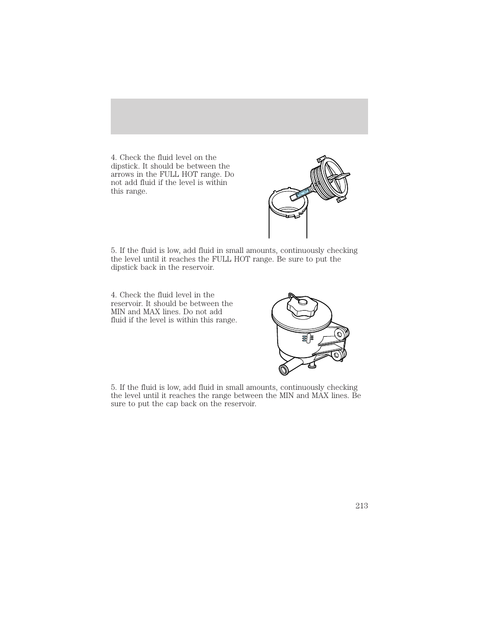 Maintenance and specifications | FORD 2004 Taurus v.2 User Manual | Page 213 / 248