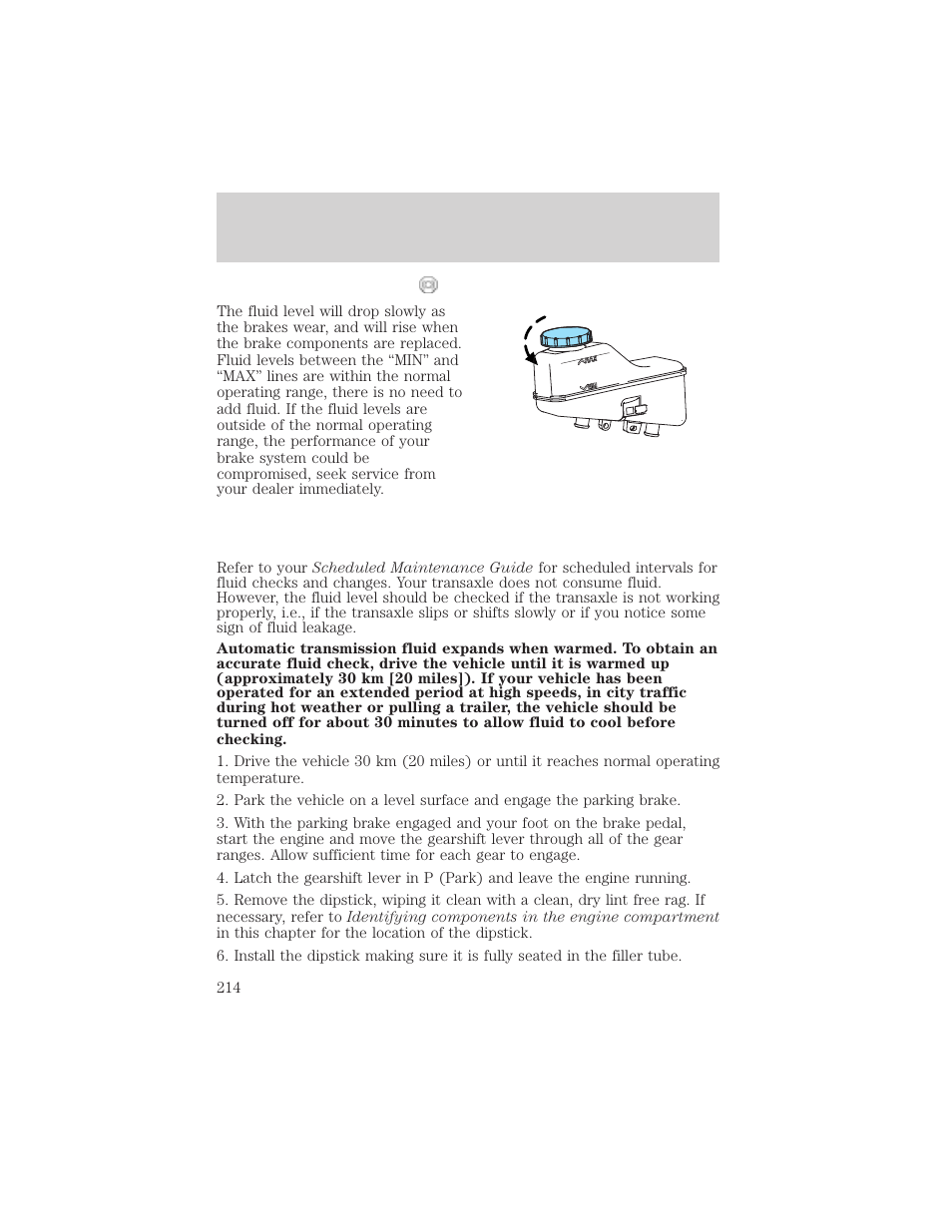 Maintenance and specifications | FORD 2004 Taurus v.2 User Manual | Page 214 / 248