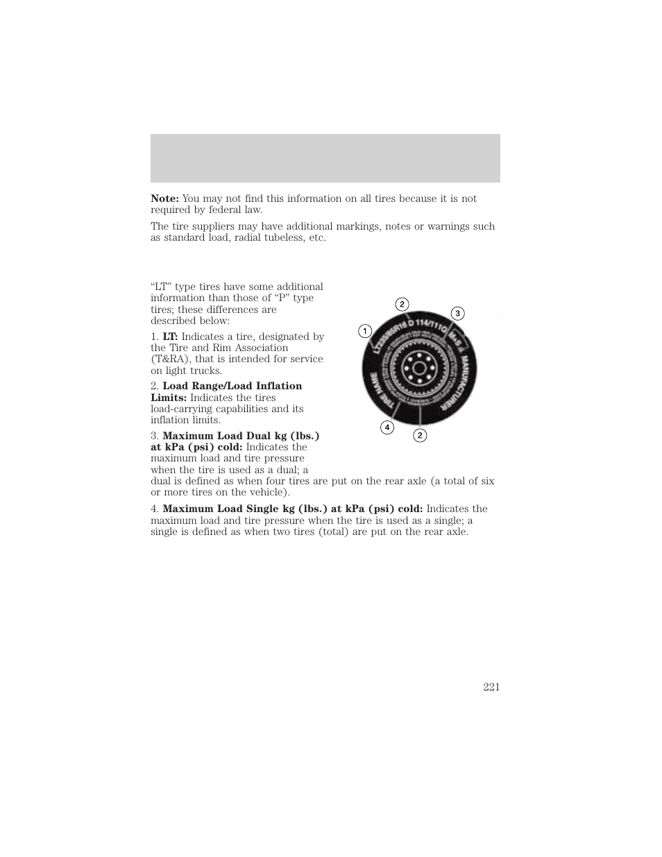 Maintenance and specifications | FORD 2004 Taurus v.2 User Manual | Page 221 / 248