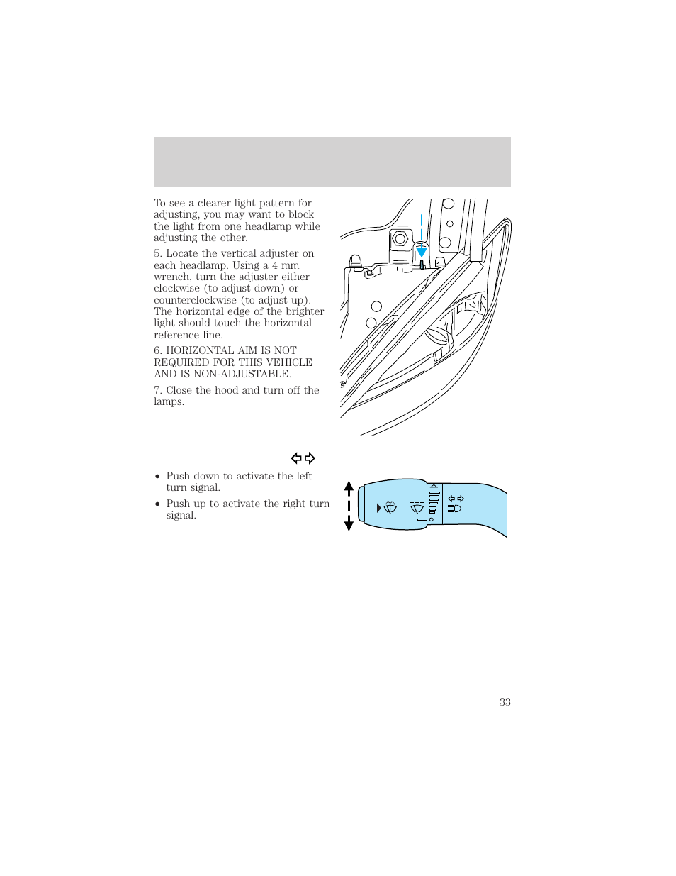 Lights | FORD 2004 Taurus v.2 User Manual | Page 33 / 248