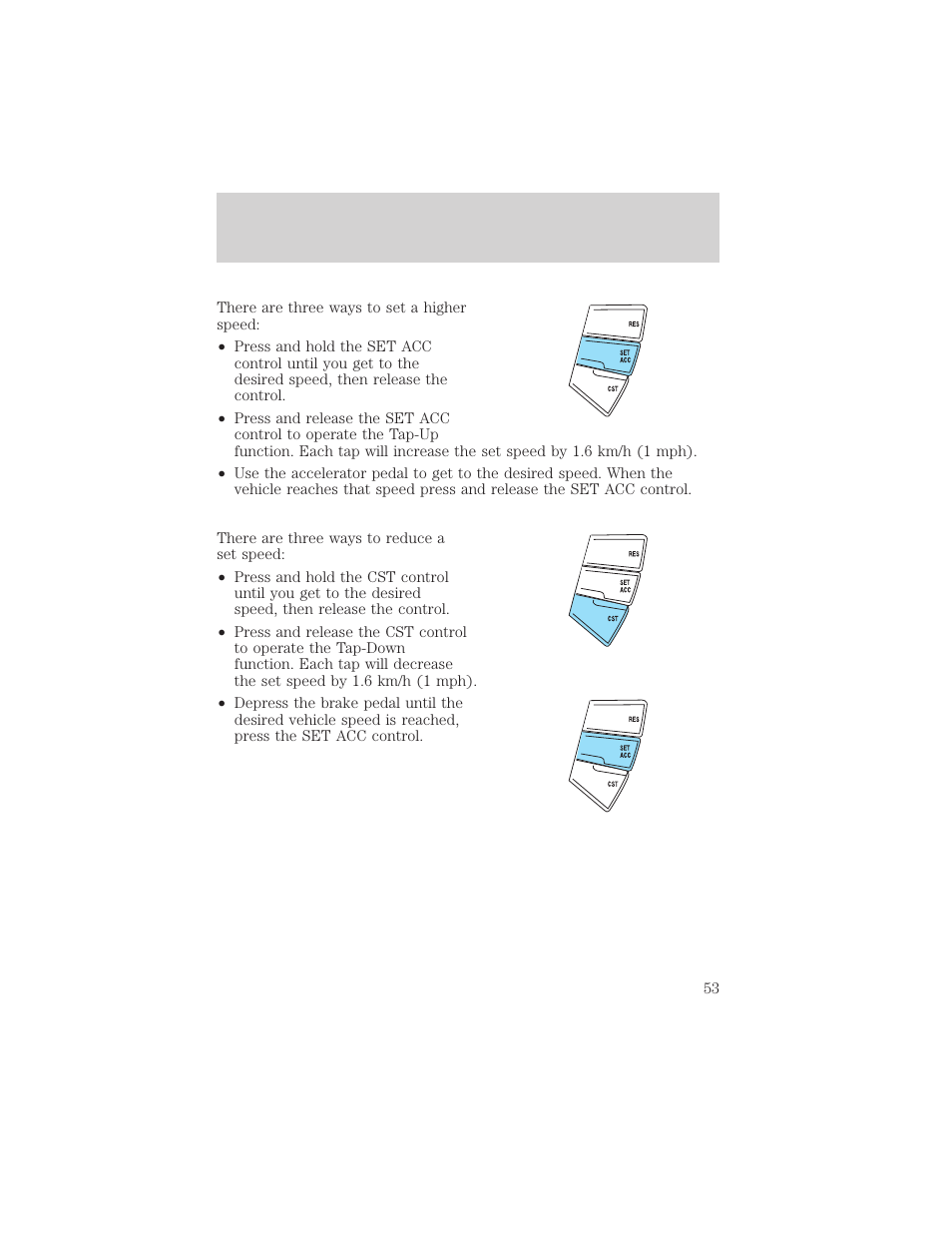 Driver controls | FORD 2004 Taurus v.2 User Manual | Page 53 / 248