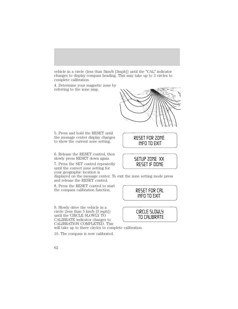 Driver controls | FORD 2004 Taurus v.2 User Manual | Page 62 / 248