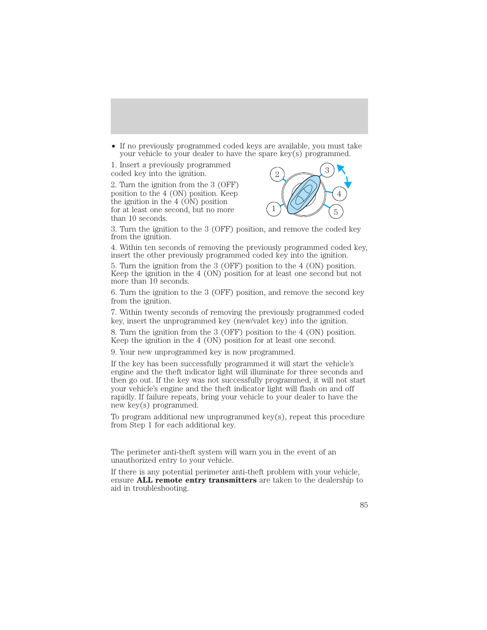Locks and security | FORD 2004 Taurus v.2 User Manual | Page 85 / 248