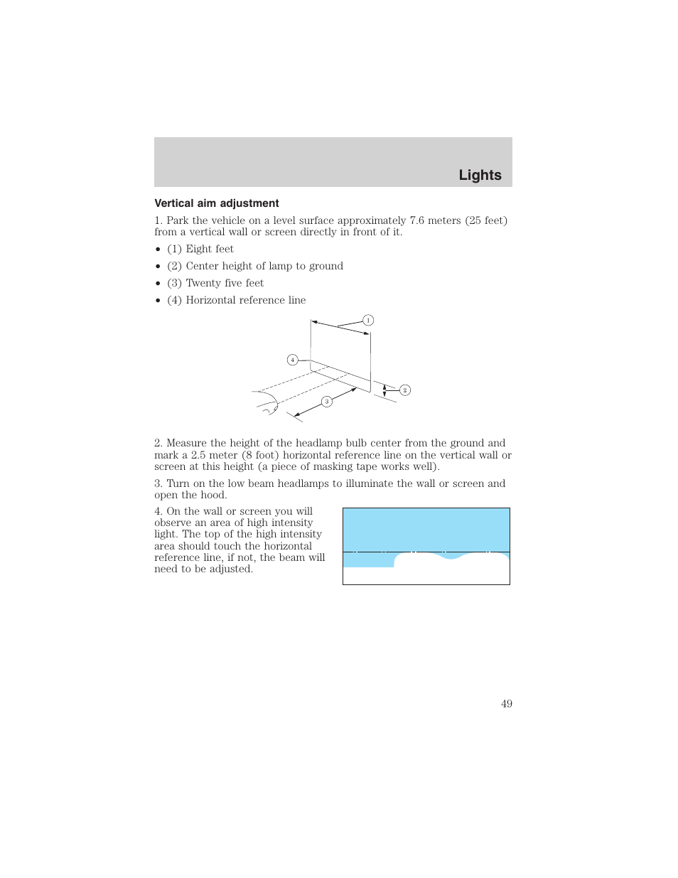 Lights | FORD 2003 Crown Victoria v.1 User Manual | Page 49 / 232